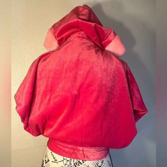 Victoria’s Secret vintage rare sexy little things fuzzy short sleeve hoodie - Picture 4 of 7